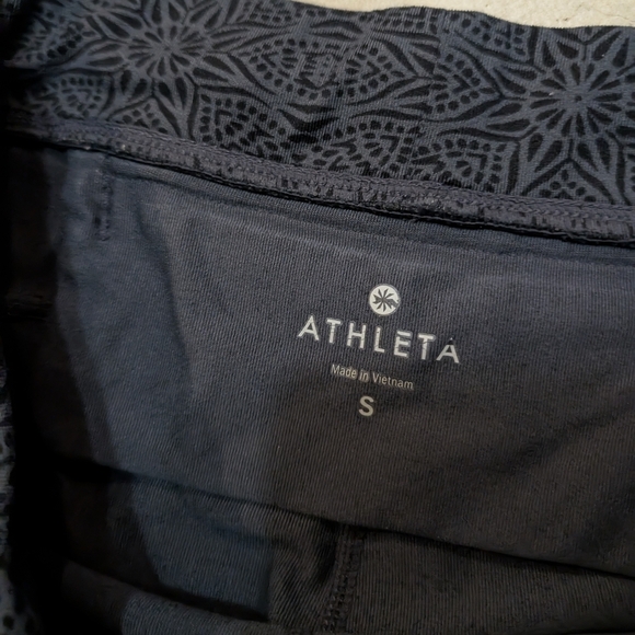 Athleta Printed Bare To Run Knickers Women's S Pattern - Picture 3 of 6